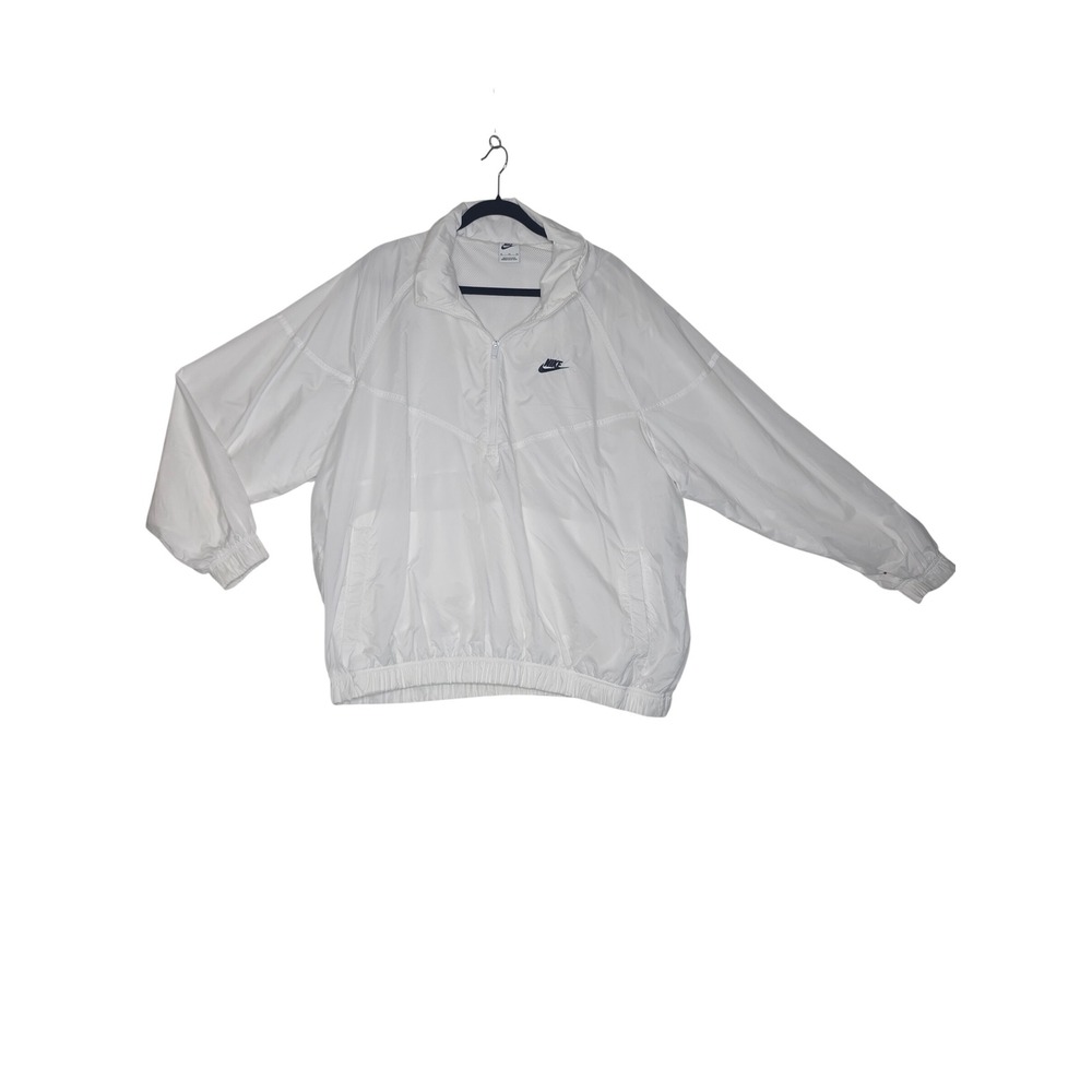 Nike Sportswear Windrunner Half Zip Hooded Jacket  Stylish White XL AR2212-100